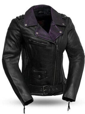 Genera - Women's Motorcycle Leather Jacket